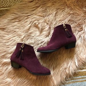Fallon ❤️ JustFab Suede Ankle Boot